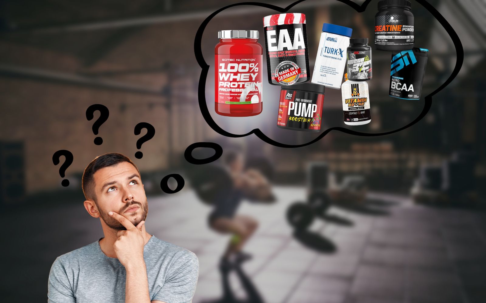 Supplements für Anfänger - unsere Top 3 zum Muskelaufbau