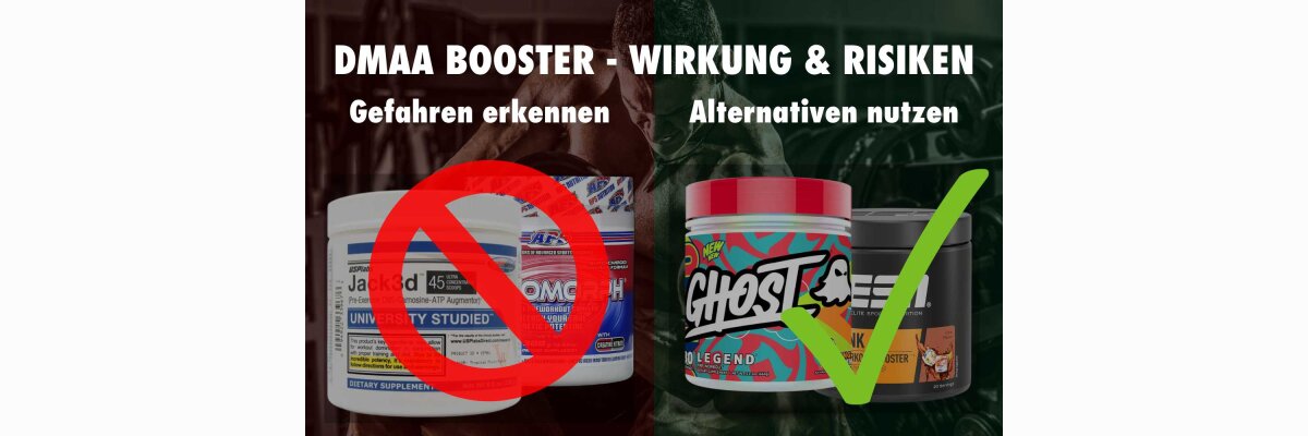 DMAA Booster – Risiken, Nebenwirkungen &amp; sichere Alternativen im Überblick - DMAA Booster – Risiken, Nachteile und sichere Alternativen | Sportster Fitness Shop
