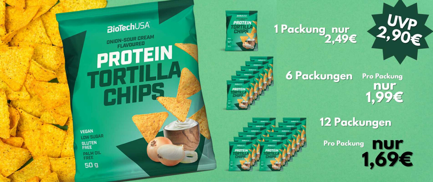 BiotechUSA Protein Tortilla Chips Angebot Sale