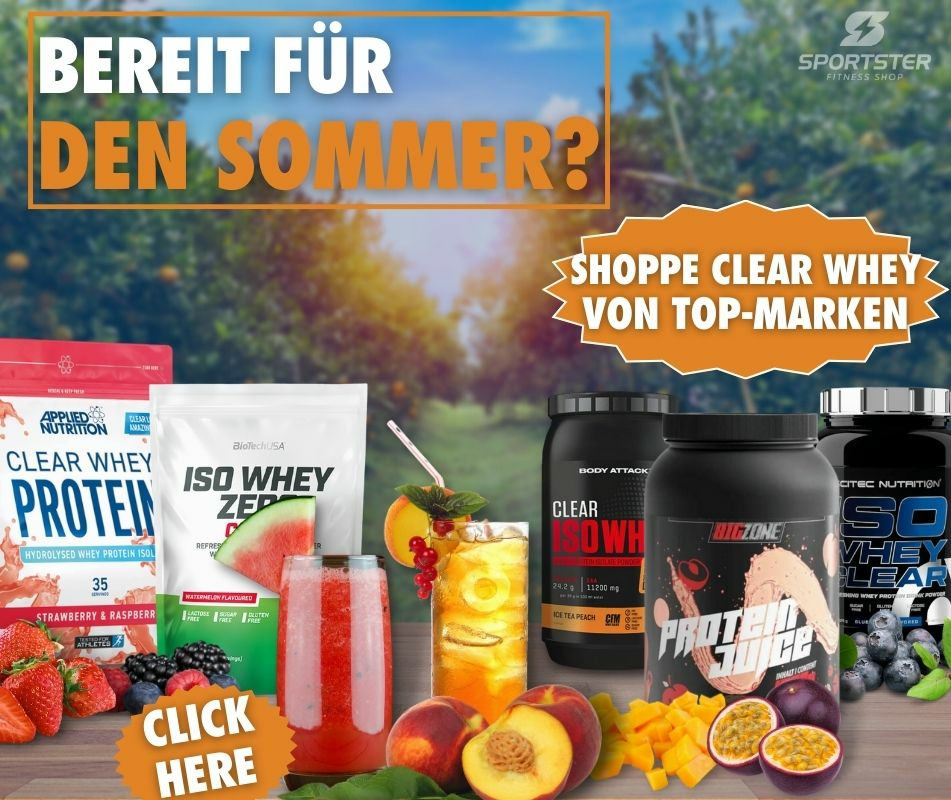 Clear Whey, klares Proteinpulver, Isoclear Alternativen