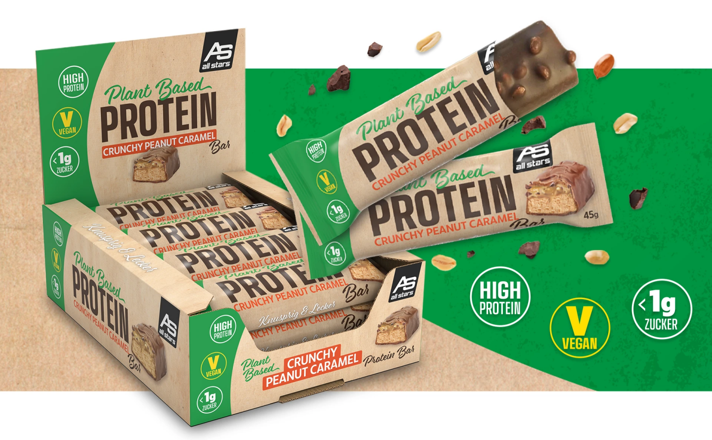 All Stars Vegan Protein Riegel bei Sportster Fitness kaufen