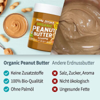 Body Attack Organic Peanut Butter (1000g)