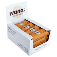 WaNa Protein-Riegel Waffand Cream BOX  | 12x43g Schoko-Haselnuss und Salty-Caramel-Füllung