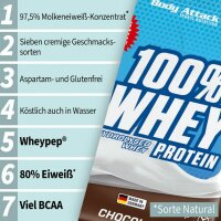 Body Attack 100% Whey Protein - 900g