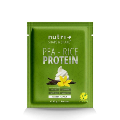 Nutri-Plus Vegan Pea-Rice Proteinpulver Probe 30g