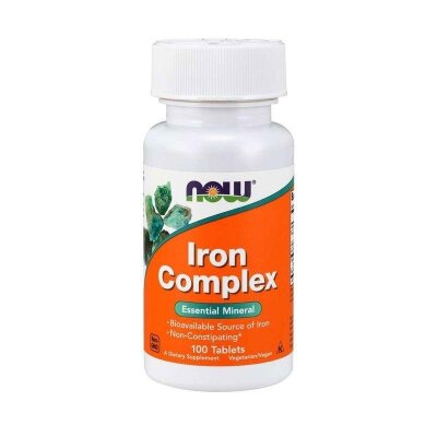 Now Foods Iron Complex - 100 Tabs