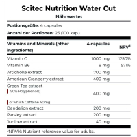 Scitec Nutrition Water Cut 100 Caps