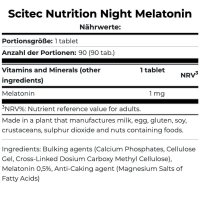 Scitec Nutrition Night Melatonin 90 Tabletten