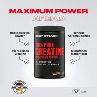 Body Attack 100% Pure Creatine Powder 500g