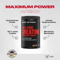 Body Attack 100% Pure Creatine Powder