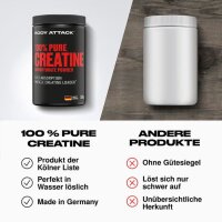 Body Attack 100% Pure Creatine Powder