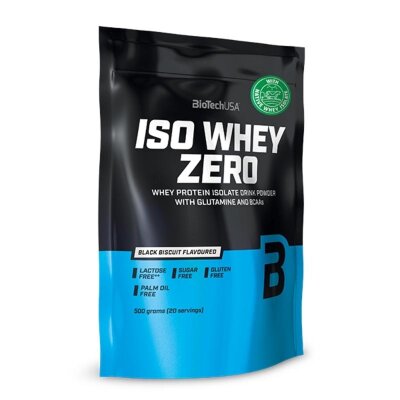 BioTechUSA Iso Whey Zero 454g Beutel Black Biscuit
