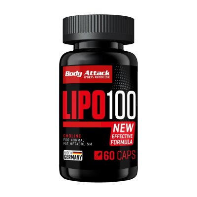 Body Attack Lipo 100 60 Caps