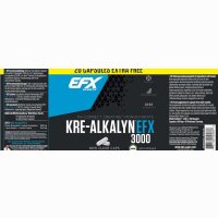 EFX Kre-Alkalyn 3000 Clear Caps