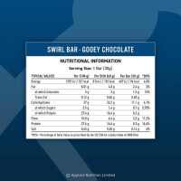 Applied Nutrition Swirl Duo Protein Bar Gooey Chocolate