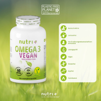 Nutri-Plus Omega 3 Vegan - mit EPA & DHA 60 Kapseln