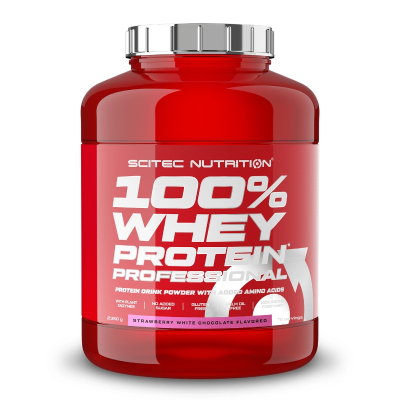 Scitec Nutrition 100% Whey Protein Professional 2350g Strawberry White Chocolate