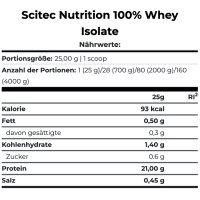 Scitec Nutrition 100% Whey Isolate 2000g Banana