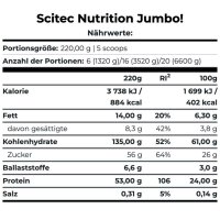 Scitec Nutrition Jumbo 6600g Chocolate