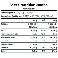 Scitec Nutrition Jumbo 6600g Vanilla