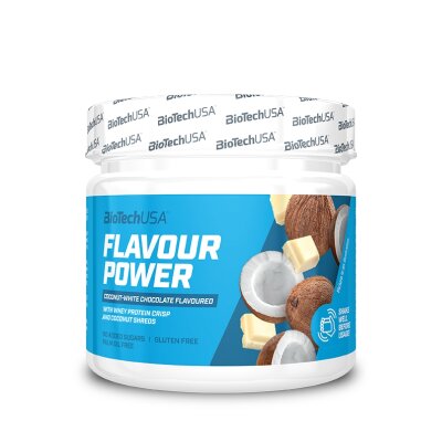 BiotechUSA Flavour Power Aromapulver Coconut White Chocolate