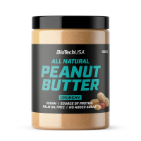 BiotechUSA All Natural Peanut Butter 1000g Crunchy