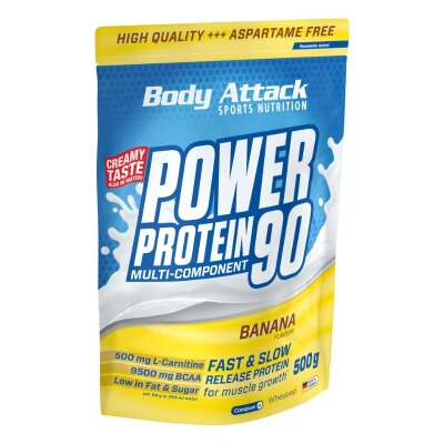 Body Attack Power Protein 90 Banana Cream 500g