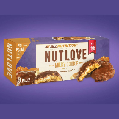 All Nutrition Nutlove Cookies Milky Cookie Caramel Peanut