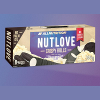All Nutrition Nutlove Crispy Rolls White Chocolate
