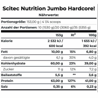 Scitec Nutrition Jumbo Hardcore