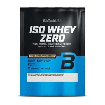 BiotechUSA Iso Whey Zero Probe, 25g Beutel White Chocolate