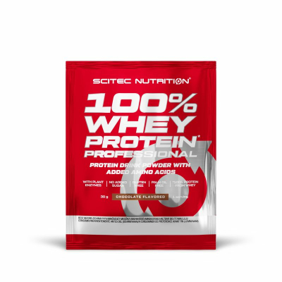 Scitec Nutrition 100% Whey Protein Professional Probe, 30g Beutel Weisse Schokolade