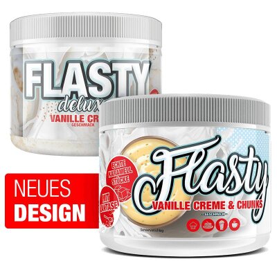 #Sinob Flasty Geschmackspulver Vanille Creme&Chunks