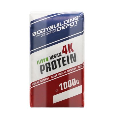 Bodybuilding Depot Vegan 4K Protein Erdbeere