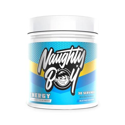 Naughty Boy Energy Pre-Workout Blue Raz Bonbons