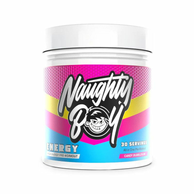 Naughty Boy Energy Pre-Workout Candy Bubblegum