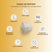Nutri-Plus Vegan 3K Proteinpulver Apple Pie Winter Edition
