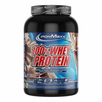 IronMaxx 100% Whey Protein Dose 900g Milchschokolade