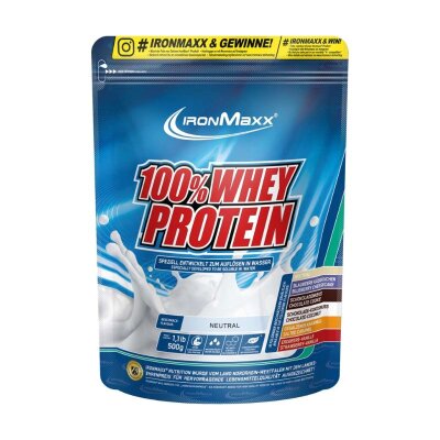 IronMaxx 100% Whey Protein Beutel 500g Kirsche Yoghurt