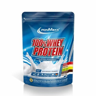IronMaxx 100% Whey Protein Beutel 500g Erdbeere-WeiÃŸe Schokolade