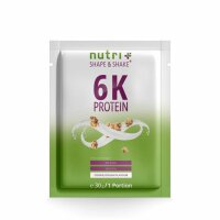 Nutri-Plus Vegan 6K Proteinpulver Probe 30g Cookie Dough