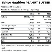 Scitec Nutrition Peanut Butter 400g Smooth