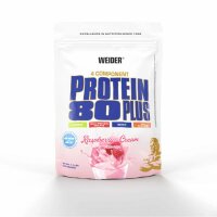 Weider Protein 80 Plus 500g Himbeer-Sahne