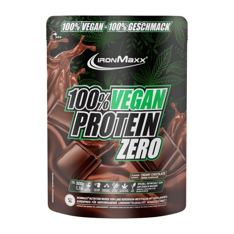 Ironmaxx 100 Vegan Protein Zero veganes Proteinpulver kau