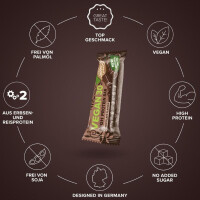 IronMaxx Vegan 30 High Protein Bar Schokolade