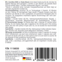 Body Attack L-Carnitine 2000 100 Kapseln