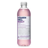 VITAMIN WELL REACT Schwarze Johannisbeere 500ml 1 Flasche...