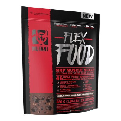 Mutant Flex Food 880g Beutel Chocolate Brownie