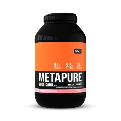 QNT Metapure Zero Carb Whey Isolate 2Kg Strawberry-Banana