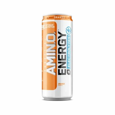 Optimum Nutrition Amino Energy + Electrolytes Energy Drink 250ml Dose Orange